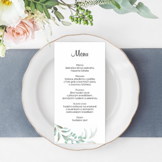 Svatební menu FO20033m