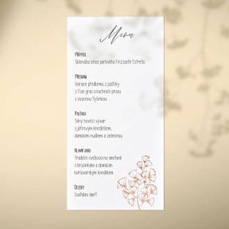 Svatební menu FO20034m