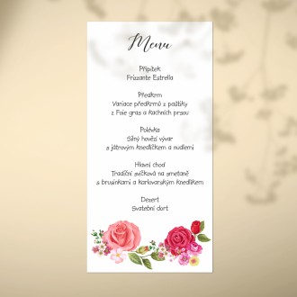 Svatební menu FO20037m