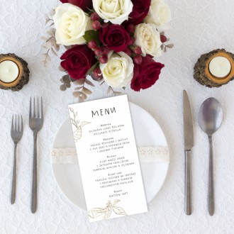 Svatební menu FO20044m