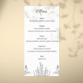 Svatební menu FO20045m