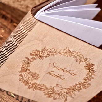 Svatební kniha Čtverec 01