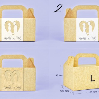 Svatební krabička L2192B