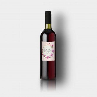 Svatební etiketa na víno FO1304v