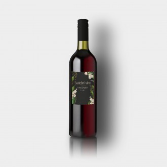 Svatební etiketa na víno FO1319v