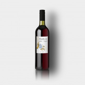 Svatební etiketa na víno FO1328v