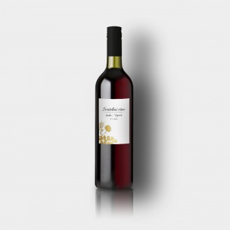 Svatební etiketa na víno FO1333v