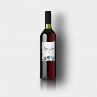 Svatební etiketa na víno FO1337v