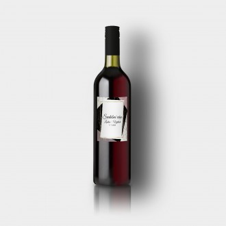 Svatební etiketa na víno FO1345v
