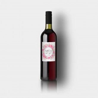 Svatební etiketa na víno FO1347v