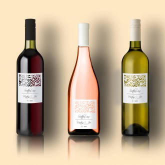 Svatební etiketa na víno L2171v