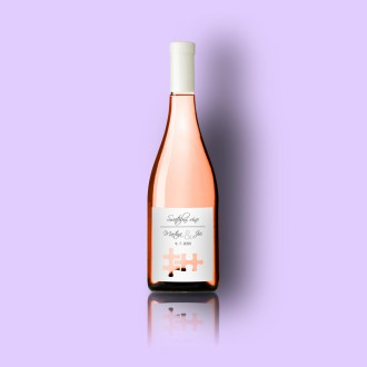 Svatební etiketa na víno L2198v