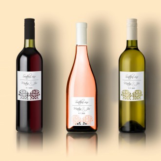 Svatební etiketa na víno L2245v