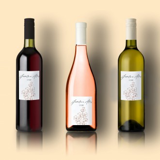 Svatební etiketa na víno FO20034v