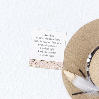 Kartička na svatební dary FO20005d