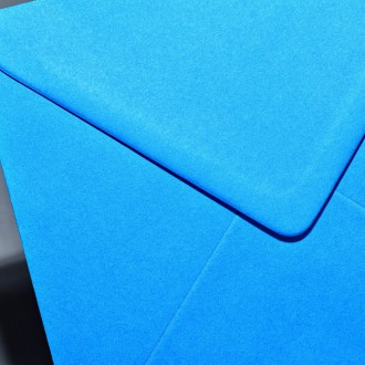 Dopisní obálka Čtverec modrý ledňáček 130mm