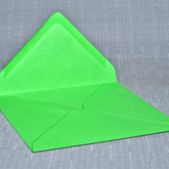 Dopisní obálka Čtverec zelená 130mm