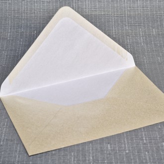 Dopisní obálka C6 bílá ústřice