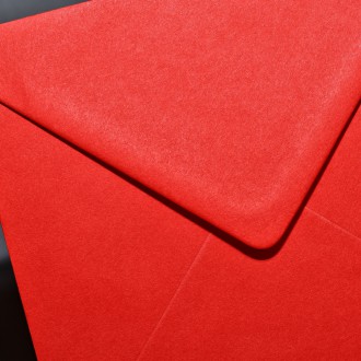 Dopisní obálka Čtverec červená 155mm