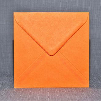 Dopisní obálka Čtverec oranžová 155mm