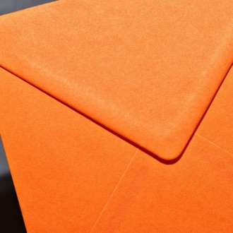 Dopisní obálka Čtverec oranžová 155mm