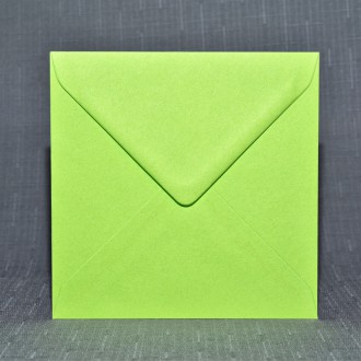 Dopisní obálka Čtverec zelená svěží 155mm