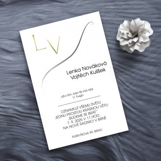Svatební oznámení FO1115