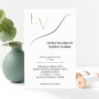 Svatební oznámení FO1115