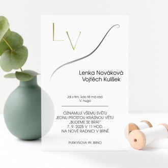 Svatební oznámení FO1115