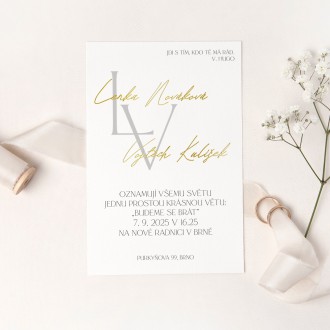 Svatební oznámení FO1117