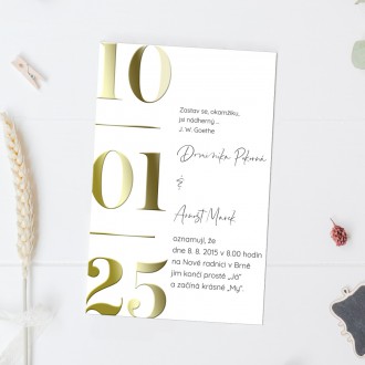 Svatební oznámení FO1119