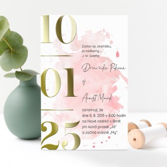 Svatební oznámení FO1119