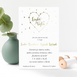 Svatební oznámení FO1122