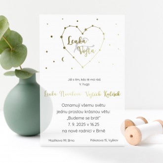 Svatební oznámení FO1122