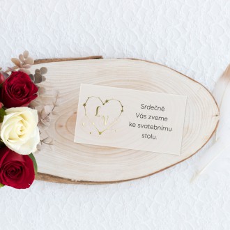 Svatební pozvánka FO1122p