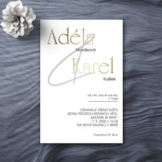 Svatební oznámení FO1124
