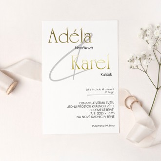 Svatební oznámení FO1124