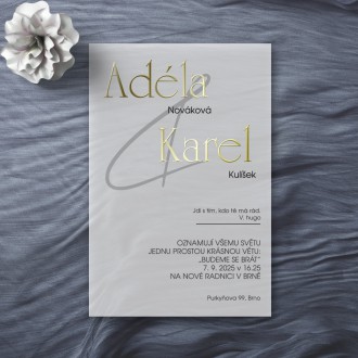 Svatební oznámení FO1124