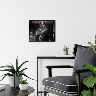 Portrét mazlíčka Cyborg