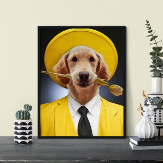 Portrét mazlíčka Yellow