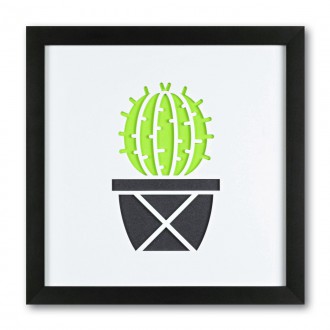 Nástěnná dekorace Kaktus malý