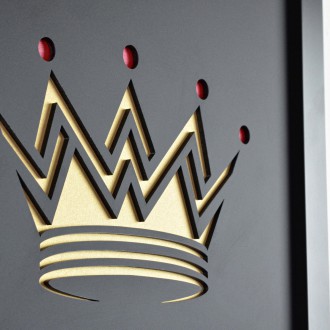Nástěnná dekorace Královská koruna
