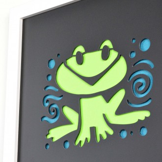 Nástěnná dekorace Žabka