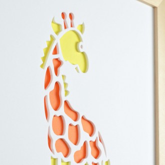 Nástěnná dekorace Žirafa