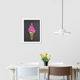 Nástěnná dekorace Točená zmrzlina
