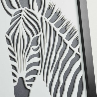 Nástěnná dekorace Zebra hlava