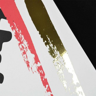 Abstraktní Umění 6 3D Zlatý Plakát