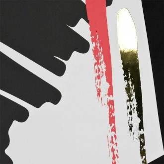 Abstraktní Umění 6 3D Zlatý Plakát