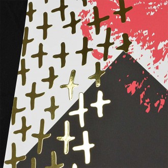 Abstraktní Umění 7 3D Zlatý Plakát