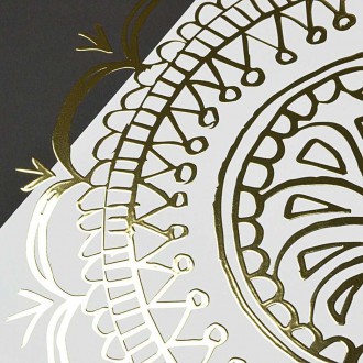 Abstraktní Umění 8 3D Zlatý Plakát